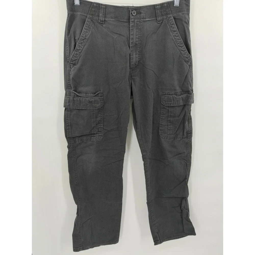 Wrangler ATG All Terrain Gear Mens Cargo Pants Dark Gray 34x32 112357642